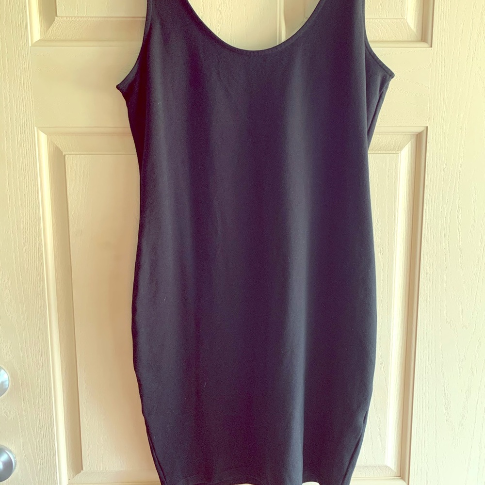 Forever 21 black tank dress.